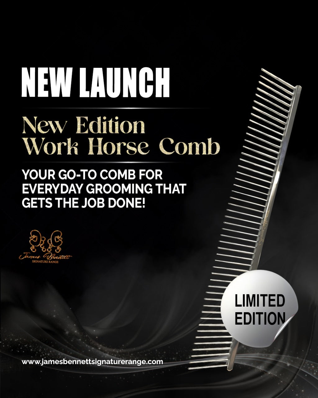 New Edition Work Horse Comb – James Bennett Signature Range