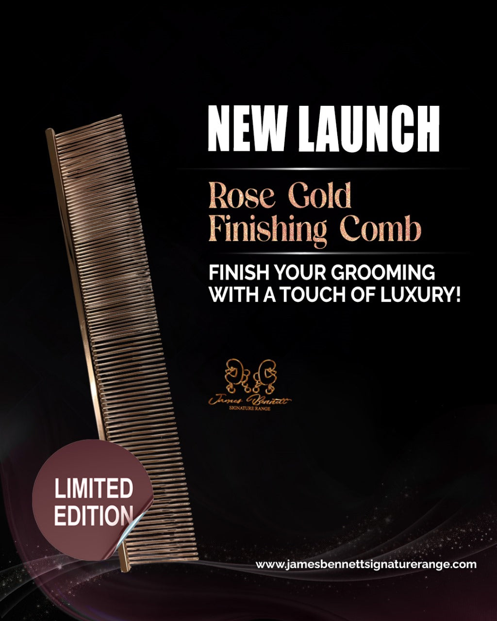 Rose Gold Finishing Comb