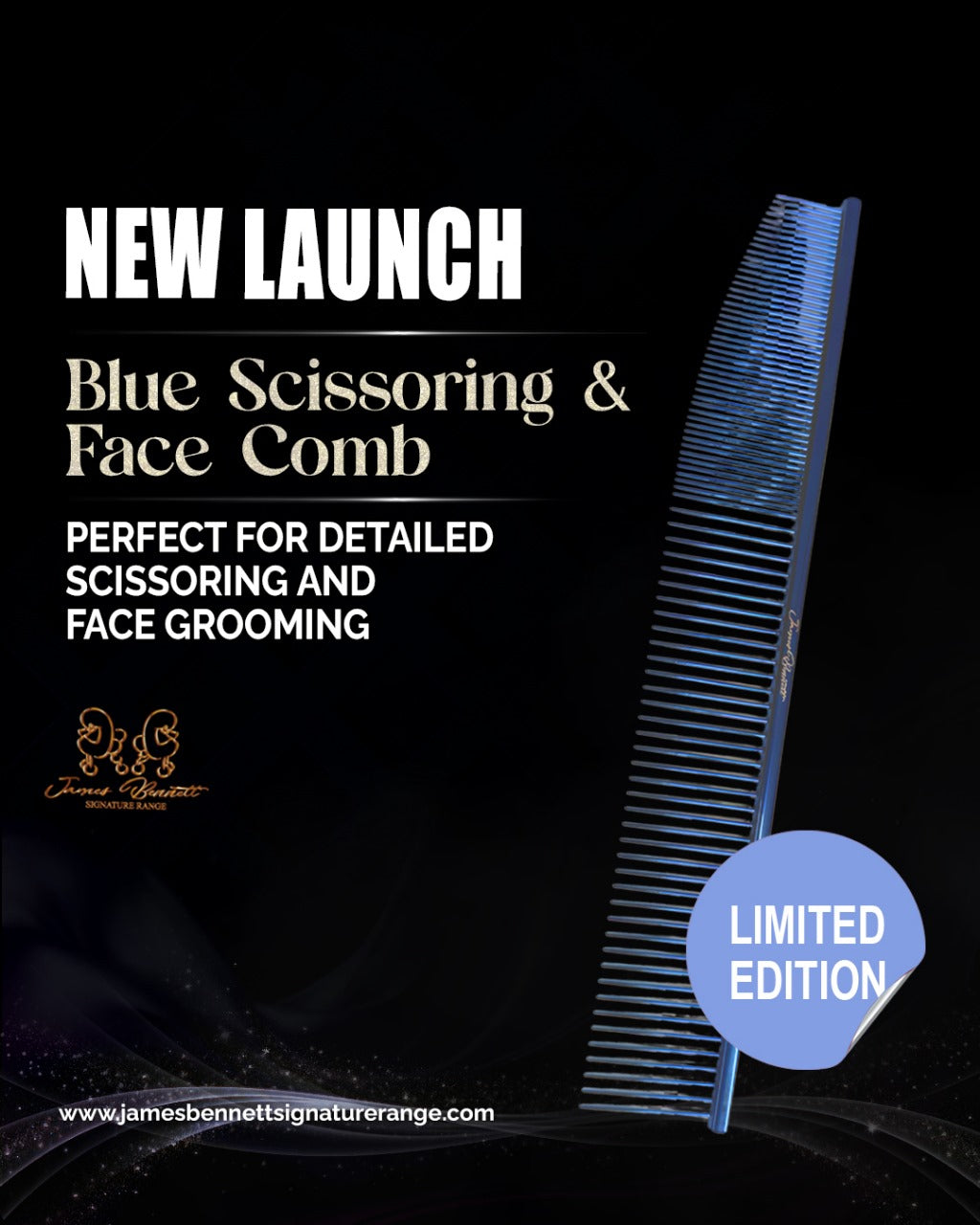 Blue Scissoring & Face Comb