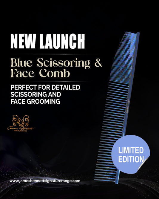 Blue Scissoring & Face Comb