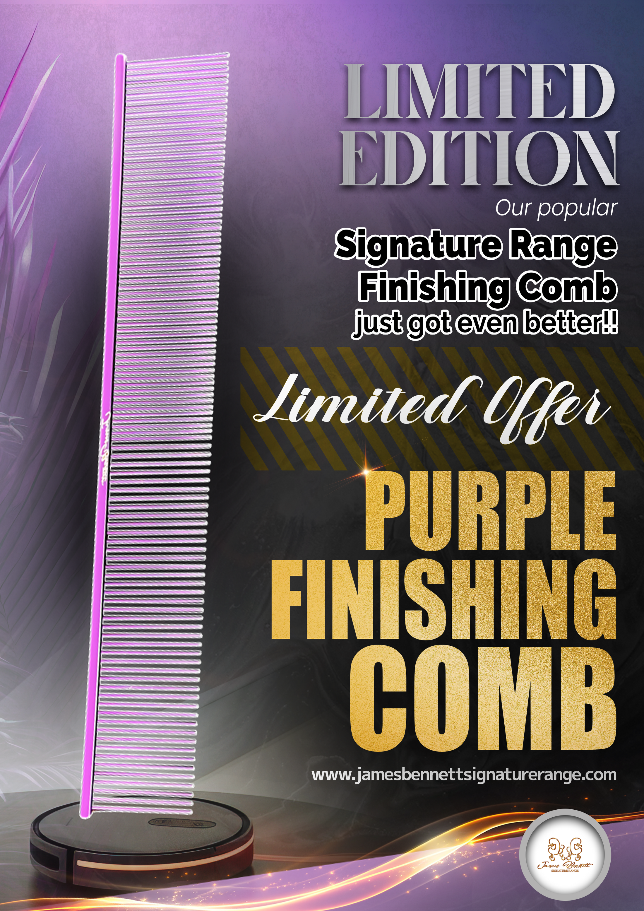 Purple Finishing Comb