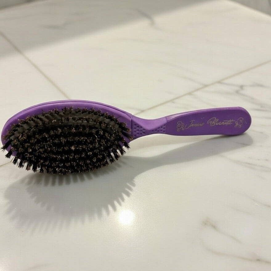 Purple Bristle Brush
